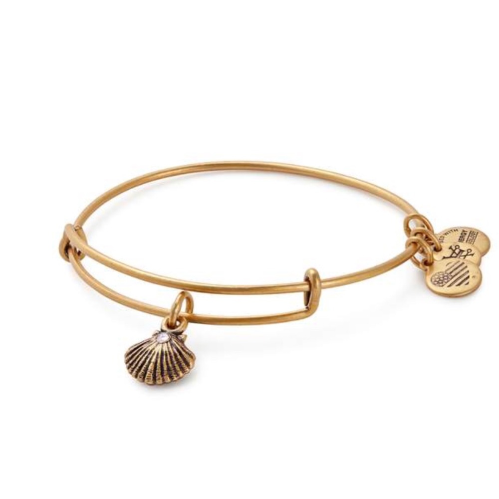 Alex and Ani Seashell Charm Bangle